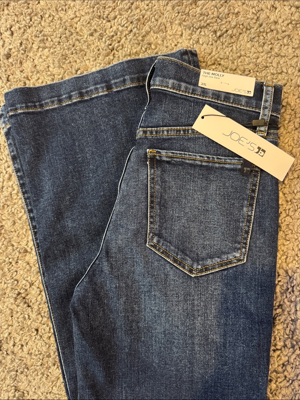 Joe's Jeans The Molly Flare Jeans in Deep Blue Denim